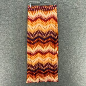 A New Approach Skirt Women S Small Orange Striped Maxi Long Rayon Mid Rise
